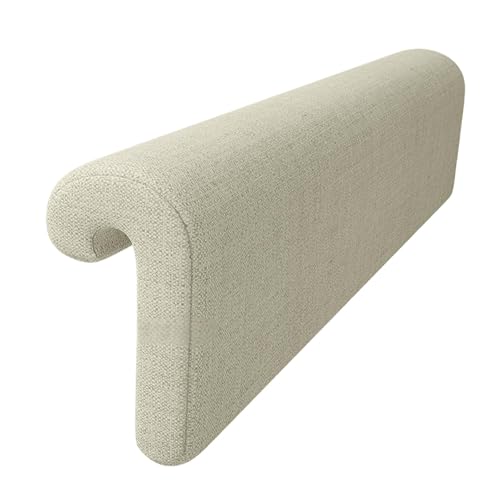 Image of Bed Hanging Headboard Pillow Modern Bedside Pillow Ergonomic Removable Cover Khaki