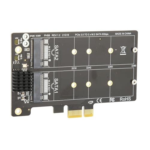 Carte PCIE vers NGFF M.2 6G idéale pour le montage vidéo et la sauvegarde