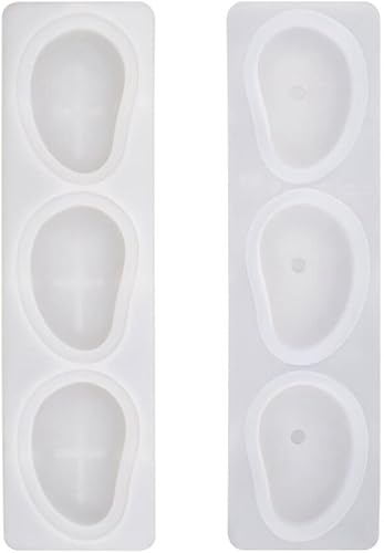 Miniatura 3 de Molde de mango de 3 cavidades para tartas de silicona, para hornear, postre, gelatina, helado, formas de frutas, molde de silicona para chocolate,