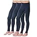 Produktbild HERMKO 3540 Herren Lange Unterhosen mit Eingriff 3er Pack (Weitere Farben) Bio-Baumwolle, Größe:D 9 = EU 3XL, Farbe:Marine