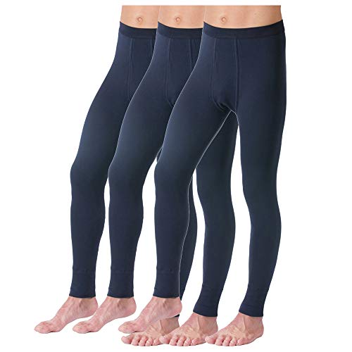 Caleçons longs homme HERMKO 3540 sous-vêtement thermique coton bio