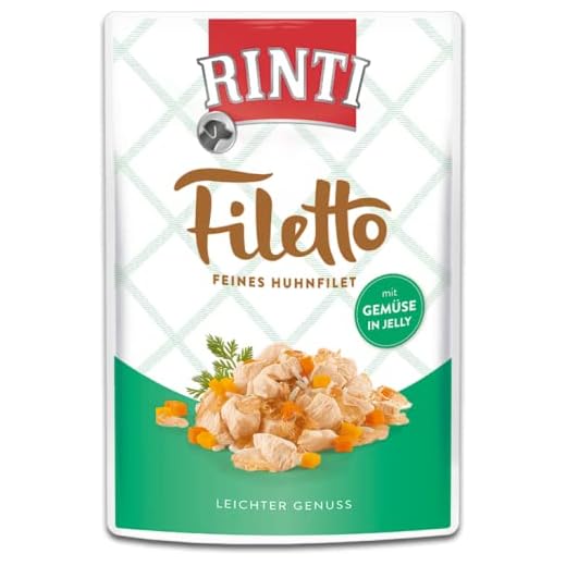 Rinti Filetto Jelly Huhn & Gemüse | 24 x 100g Hundenassfutter