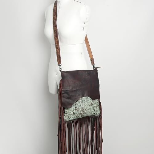 American Darling Cross Body Hand Tooled Full Grain Genuine Leather Western Women Bag Handbag Purse | Crossbody for Cute4