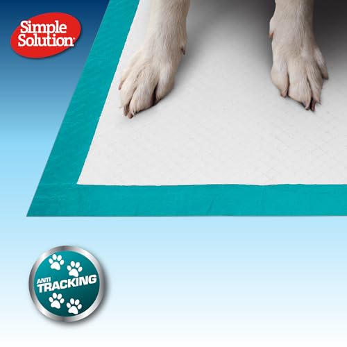 Simple Solution Absorbierende Premium Hunde- und Welpentrainingspads - Packung mit 100 Stück