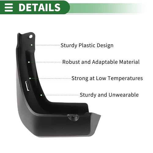 Image of Motoforti Mud Flaps Splash Guards Mud Guards for Honda Fit Pro 2020 2021 W /Mount Accessories