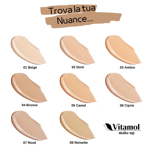 Fond de teint liquide Vitamol anti traces et brillance