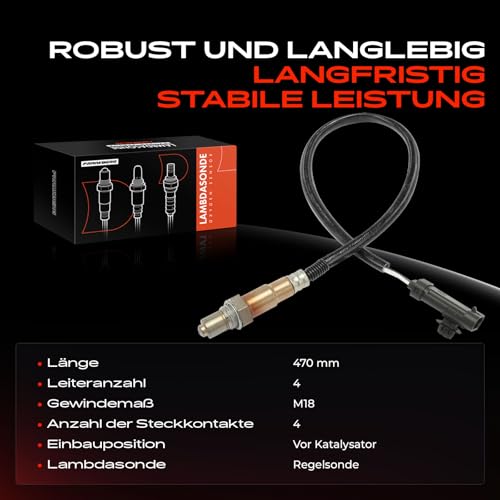 Sonde Lambda Capteur d'Oxygène Clio 3 Remplacement 250-24585 Frankberg - 4