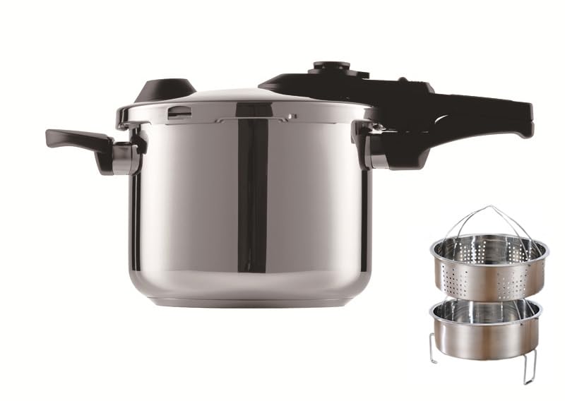 Olla a presión de acero inoxidable 6 L