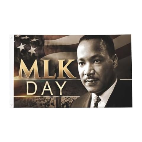 Martin Luther King MLK I Have A Dream Flag, 3 x 5 FT Deco Flags Double Sided, Party Garden Lawn Yard Home Indoor Outdoor Decorations Cover