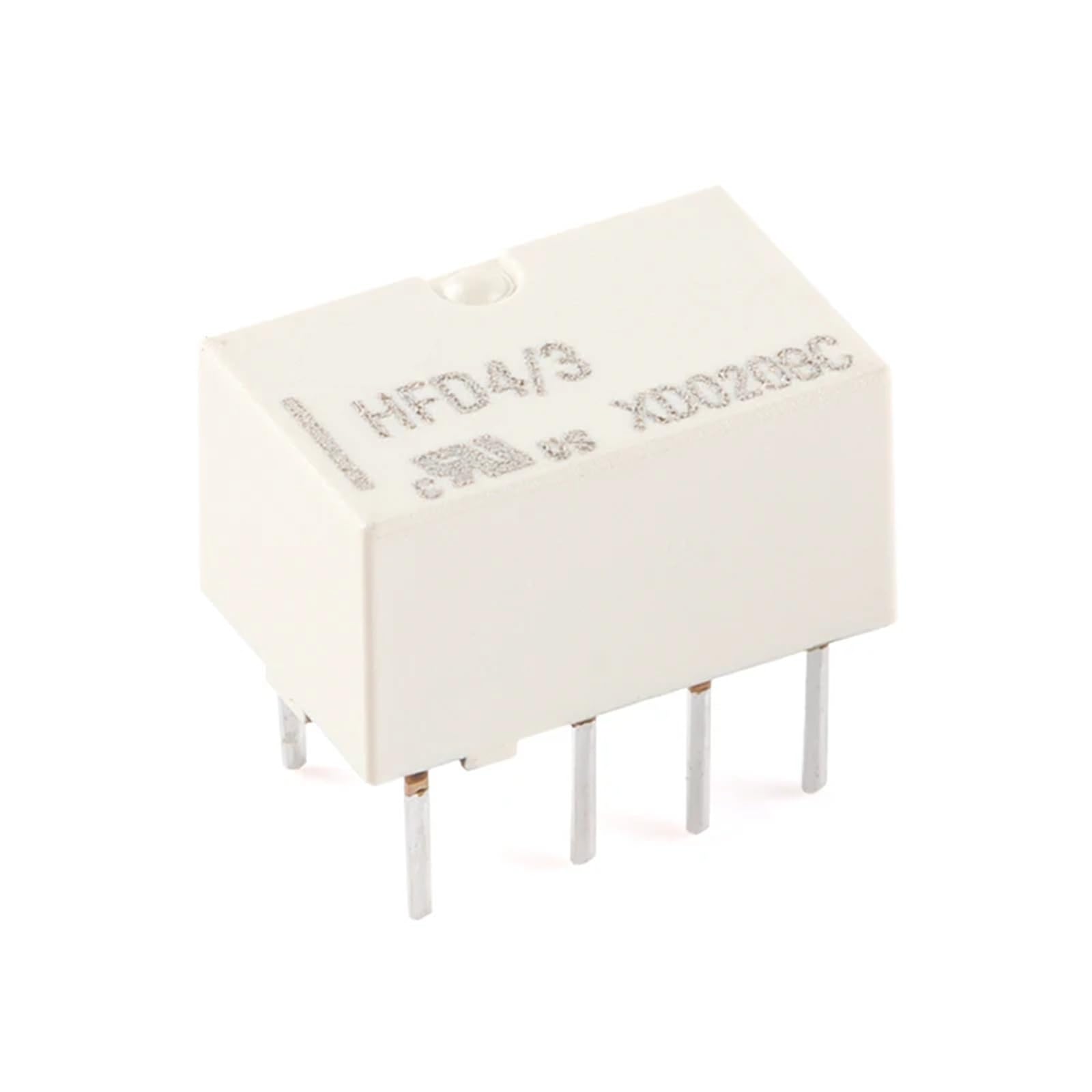 Relé DIP de 8 pines HFD4-3V, 5 V, 12 V, 24 V, SR HFD4-3-S HFD4-4.5-S HFD4-5-S HFD4-12-S HFD4-24-S (2 unidades)(HFD4-24-S)