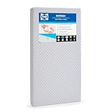 Sealy Baby Refresh Breathable Crib Mattress, GREENGUARD Gold Certified, Made in USA, Removable Knit Cover, 2 Stage, Toddler Bed Fit, Safety & Quality Tested, 52x28