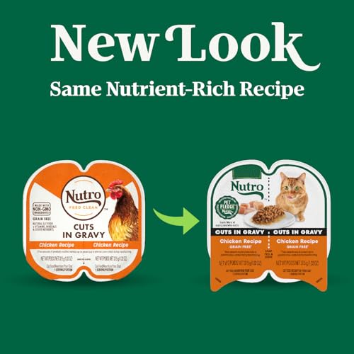 Image of Nutro Perfect Portions Cuts Wet Cat Food, Chicken Recipe, 2.6 oz, 24 ct
