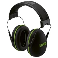 Uvex KX10 Gehörschutzkapsel faltbar SNR 30 dB – Kapselgehörschutz mit Memory Foam Dichtkissen, gepolstertem Kopfband & rutschhemmender Oberfläche – Ohrenschützer für Industrie, Bau & Handwerk – Ansicht 1