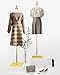 SHAREWIN Mannequin Torso Dress Form 40.55-73.23 Inch Height Adjustable Female Model Display Mannequin Body with Metal Bracket and Rectangular Base for Sewing Dressmakers Dress Jewelry Display, Beige