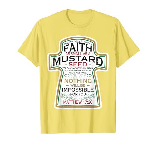 Mustard Seed Faith Christian Gifts - Mathew 17 20 Scripture