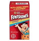 FLINTSTONES Plus Iron Chewable Multivitamin for Kids, Helps with Normal Growth and Development, 60 Chewable Tablets