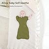 Newborn Swaddles 3-6 Months Arms up Swaddle Transitional Sack, 2-Pack Baby Sleep Sack with 2-Way Zipper Arms In/Out 100% Cotton 0.8 Tog Transition Swaddle Hands up (Medium 14-20lbs) #3