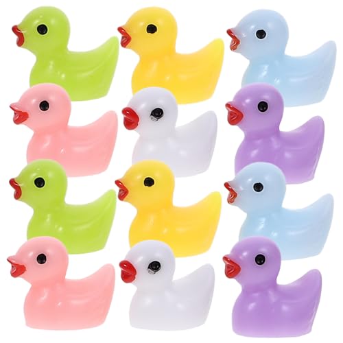 Figurines miniatures résine canard haute précision pour micro-paysage - 6