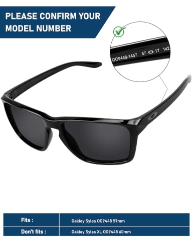 Image of LenzReborn High-impact Polarized Lens Replacement for Oakley Sylas OO9448 57mm Sunglasses