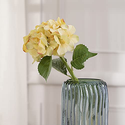 Image of Pure Home and Living Yellow Hydrangea Spray