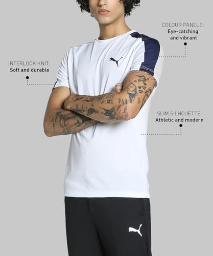 Image of Puma Men Cotton Printed Classic Fit Tees