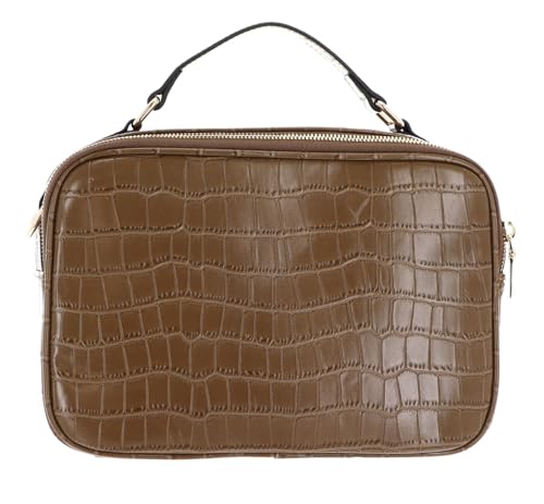 Little Case Croco Print bolso de mano verde oliva para mujer 3