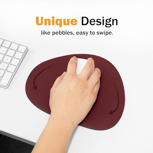 Image of GREEDY FARMERS Mouse pad, Non-Slip Washable Waterproof Computer Mouse pad (Diva Burgundy)