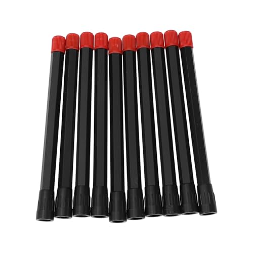 Partuto 10pz 125mm Estensione Valvola Pneumatico Universale in Plastica a 180 Gradi Prolunga Valvola Pneumatico per Auto Moto Camper Bici