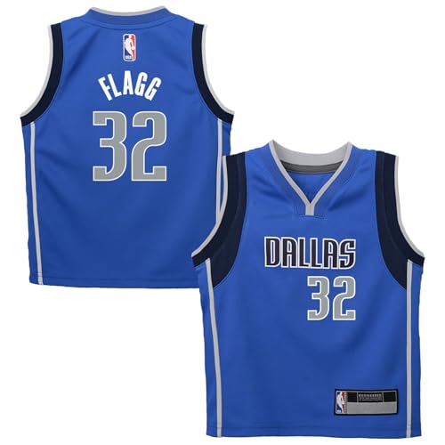 Cooper Flagg Dallas Mavericks NBA Kids 4-7 Blue Icon Edition Player Jersey (US Numeric 7 Regular Blue)