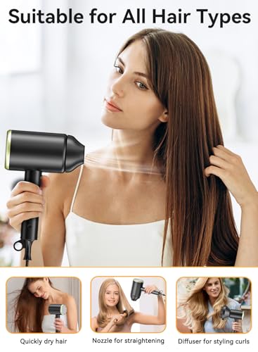 MESHEEN Hair Dryer, 150000RPM Ionic Blow Dryer の商品画像 6