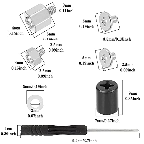 SSD Schroefset, M.2 Nvme SSD Schroeven + Spacers,Schroeven voor Asus Gigabyte ASRock Msi Moederbord M2 Nvme SSD… - Image 3