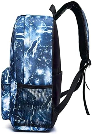 School Bag School Backpack Galaxy Backpack Boys Rucksack Cool Bookbag Laptop Backpack Casual Daypacks with Pencil Case for Boys Girls