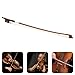 Holibanna Violin Bow with Natural Horsetail Hair Handmade Wood Bow for Student and Beginner Violinists 17.3 Inch Balanced Musical Instrument Accessory