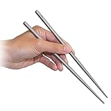 HealthPro Titanium (TI) Super Strong Lightweight Professional Chopsticks with Storage Bag (2)