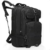 Satohom 40L Taktisch Rucksack Militär Bundeswehr Wanderrucksack Outdoor Wasserdichter Trekkingrucksäcke Molle Army Herren Damen Daypack für Camping Klettern Reise Wandern Sport Angel