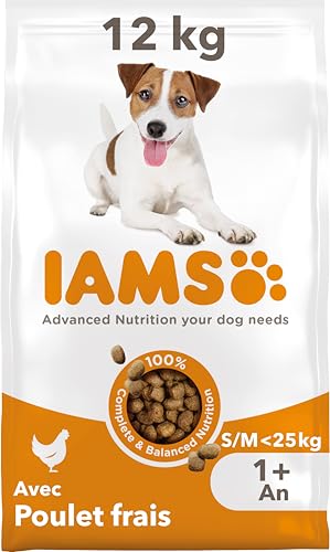 IAMS Vitality- Croquettes pour Chiens Adultes Petite Et Moyenne Race- Favorise Santé Et Vitalité-...
