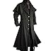 Dark Dreams Gothic Mittelalter LARP Vampir Jäger Kutscher Mantel Box Coat Belial schwarz, Farbe:schwarz, Größe:XL