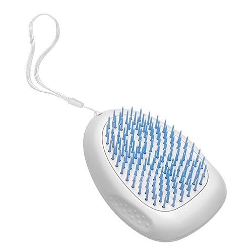 VICASKY Pet Grooming Tool Abs Dog and Cat Comb Brush with Hanging Lanyard Skid Grip for Comfortable Use Easily Removes Loose Hair and Tangles for Pet Cleaning