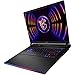 MSI Raider GE68 HX 14VFG-297US 16" WQXGA 240Hz Gaming Laptop, Intel Core i7-14700HX 2.1GHz, 16GB RAM, 1.5TB SSD, NVIDIA GeForce RTX 4060 8GB, Windows 11 Pro, Black