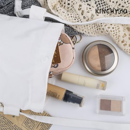 4 bolsas tote de lona sublimadas para DIY miniatura 6