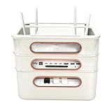 Matériaux de haute qualité : fabriqué à partir de plastique PP 100 % neuf, ce cache-défonceuse est robuste, sans odeur et conçu pour durer. La finition blanc mat avec fenêtres décoratives galvanisées ajoute une touche d'élégance tout en assurant que les signaux WiFi restent forts. Le matériau épais et les panneaux transparents permettent l'empilage et le stockage multicouche, offrant à la fois fonctionnalité et style. Les poignées latérales intégrées le rendent facile à déplacer, gardant votre installation organisée et accessible.