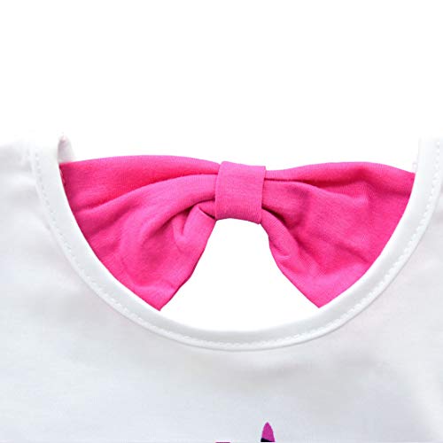 Image of Dressy Daisy Girls Unicorn Clothing Set (Cotton Tee Shirt with Tutu Skirt) Fancy Dress Up Clothes, Blue Pink Purple