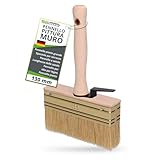 ToolSpace Pennello 130 mm Pennellessa Grande con Setola Naturale con Manico Legno per la Pittura Muro Pareti Plafone - per Vernice Interne Facciate Acrilica - per Parete Calce per Decorare