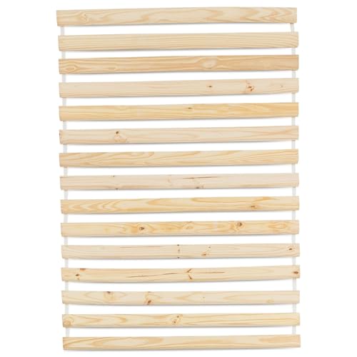 IDIMEX Sommier en pin Massif 15 Lattes sans Cadre Couchage 140 x 200 cm