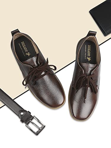 Image of Buckaroo BCK Corbin FullGrain Natural Leather Casual Shoes for Mens