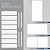 Neoaider Slatwall Panel 8 FT x 4 FT, Interlocking Slat Wall Paneling, Wall Mounted PVC Wallpanel, Suitable for Garage Storage and Organizer, Slatwall Board, Shelves - White