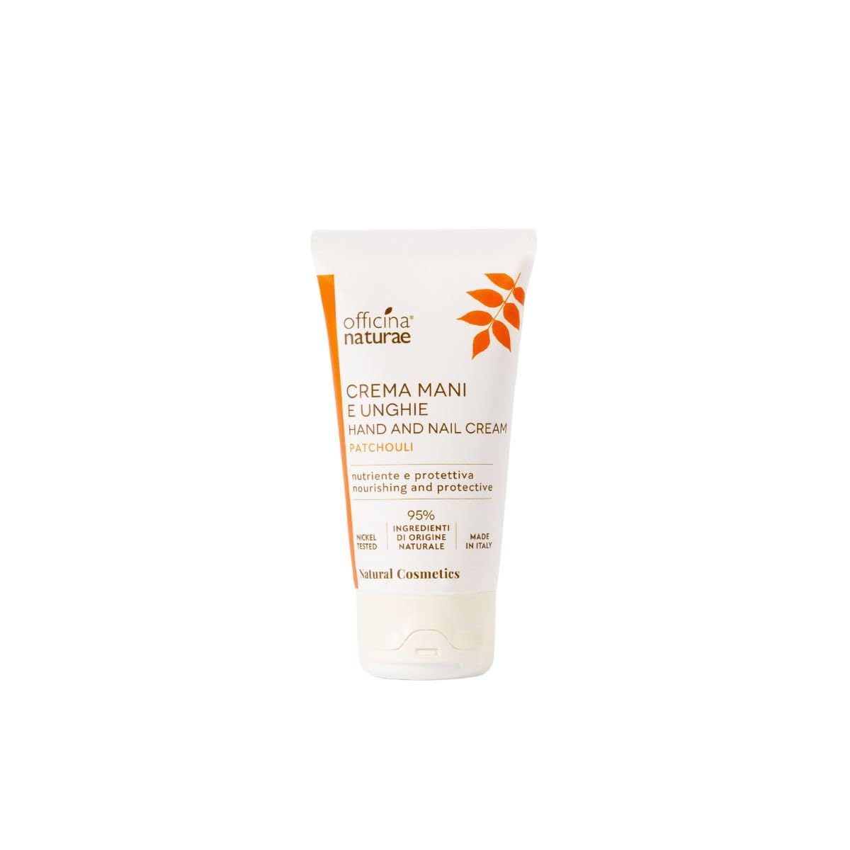 Officina Naturae | Crema Mani Nutriente Patchouli, Crema Naturale per una Pelle Morbida e Nutrita, Rapido Assorbimento, 50ml