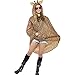 Produktbild NET TOYS Giraffen Party Poncho Tier Regenponcho Partyponcho Tierkostüm Regencape Kostüm Zubehör