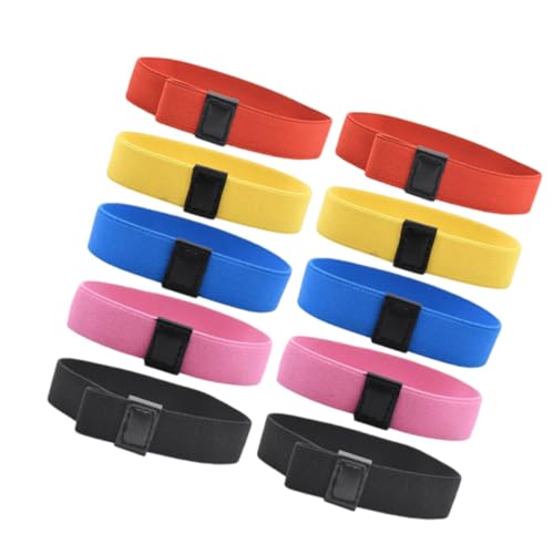 Veemoon 10 Piezas Bandas Elásticas Ajustables para Cajas de Almuerzo y Libros Correas de Sujeción Versátiles para Oficina Escuela y Camping Cierre Seguro Derrames