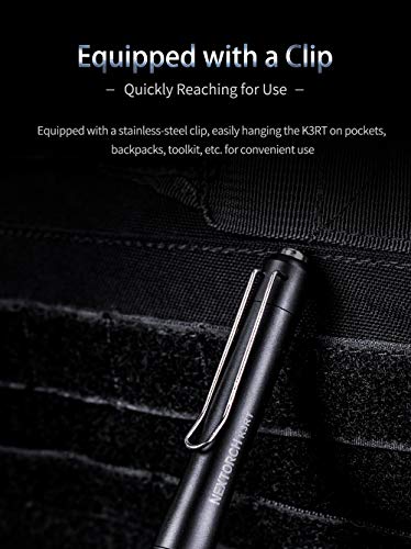 NEXTORCH Medical LED Pen Light with Pupil Gauge for Doctor Stethoscope Healthcare Nursing School Students Light with AAA Battery (Rechargeable K3RT)